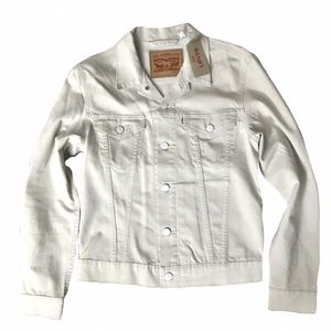 NWT Rare Levis light khaki trucker jacket